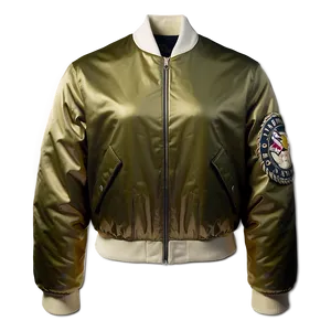 Satin Finish Bomber Jacket Png Pww PNG Image