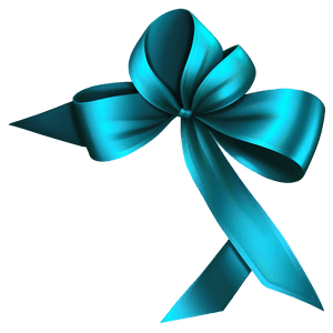 Satin Teal Ribbon Image PNG 06282024 PNG