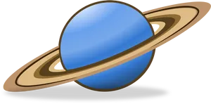 Saturn Planet Illustration PNG Image