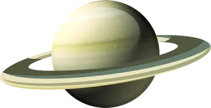 Saturn_ Planet_ Render PNG Image