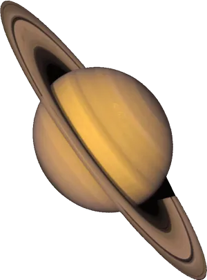 Saturn Planet Rings Portrait PNG Image