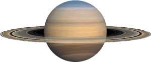 Saturn Planet Rings Profile PNG