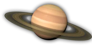 Saturn_ Planet_ Rings_ System PNG Image