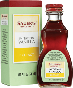 Imitation Vanilla Extract - Sauers Vanilla Extract, HD Png Download PNG image with transparent background