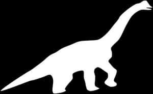 Sauropod Silhouette Graphic PNG image with transparent background