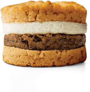 Egg & Turkey Sausage Sandwich - Sandwich Cookies, HD Png Download PNG with transparent background