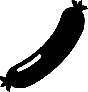 Sausage - Sausage Icon Png, Transparent Png PNG with transparent background