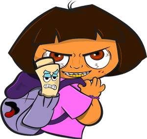 Savage Dora The Explorer Clipart , Png Download - Clipart Dora, Transparent Png PNG image with transparent background