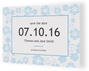 Save The Date_ Card_071016 PNG Image