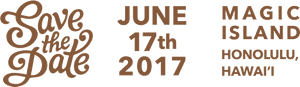 Save The Date_ June17_ Magic Island Honolulu PNG image with transparent background