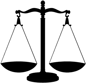 Scalesof Justice Silhouette PNG
