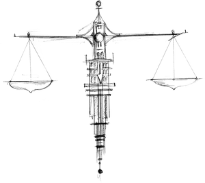 Scalesof Justice Sketch PNG