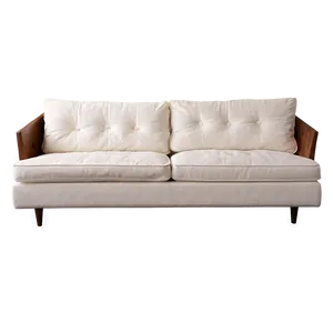 Scandinavian Style White Couch Png 14 PNG Image