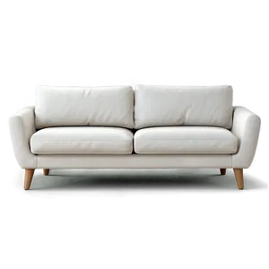 Scandinavian Style White Couch Png Igs10 PNG Image