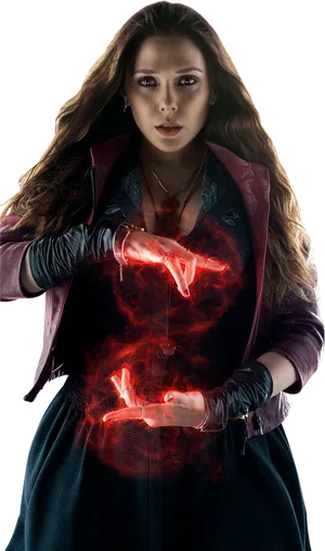 Scarlet Witch Magic Manifestation PNG Image