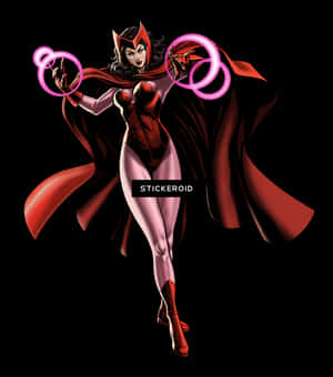 Marvel Cinematic Girl Super Heroes , Png Download - Scarlet Witch Marvel Classic, Transparent Png PNG image with transparent background