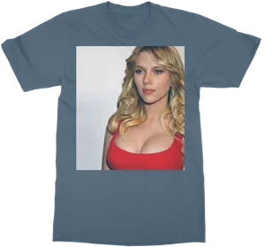 Scarlett Graphic Tshirt Design PNG Image