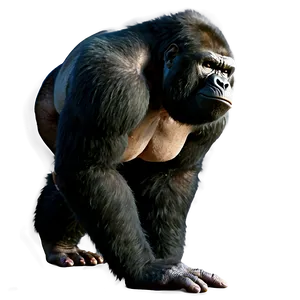 Scary Angry Gorilla Png 06252024 PNG Image