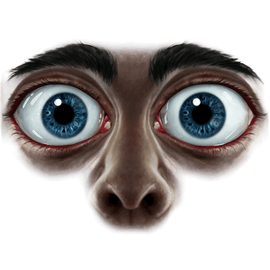 Scary Eyes in Darkness PNG mgy PNG