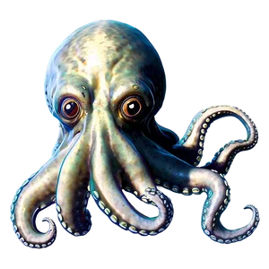 Scary Kraken Underwater Png 06122024 PNG Image