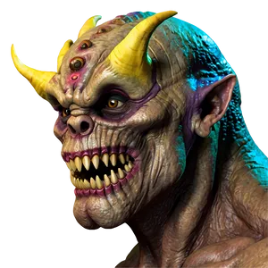 Scary Monster Profile Png Snx35 PNG Image