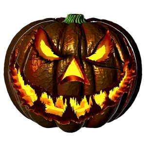 Scary Pumpkin D PNG Image