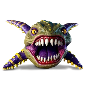 Scary Teeth Monster Png Isb PNG Image