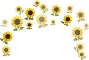 Sunflower 🌻🌻🌻 - Vector Tumblr Sunflower Png, Transparent Png PNG