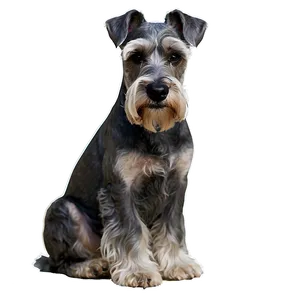 Schnauzer Loyal Companion Png Cwq82 PNG Image