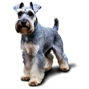 Schnauzer On A Walk Png 06262024 PNG Image