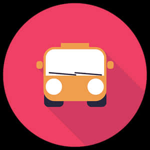 School Bus Icon PNG image with transparent background