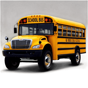 School Bus With Children PNG hof PNG