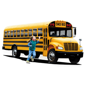 School Bus With Children PNG xek PNG