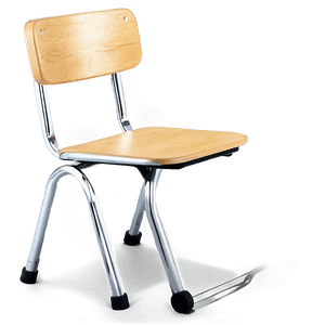 School Chair with Armrest PNG 06212024 PNG
