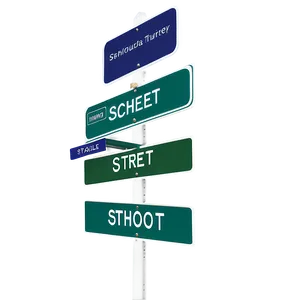 School Street Signs Png Vju PNG Image