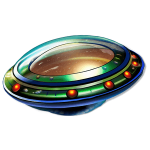 Sci-Fi Flying Saucer Graphic PNG 71 PNG