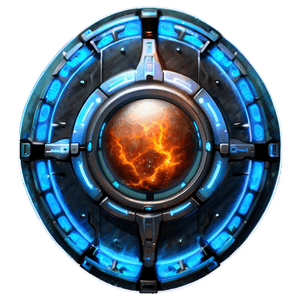 Sci-Fi Portal Design PNG gbo PNG image with transparent background