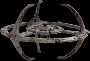 Sci Fi_ Space_ Station_ Render PNG image with transparent background