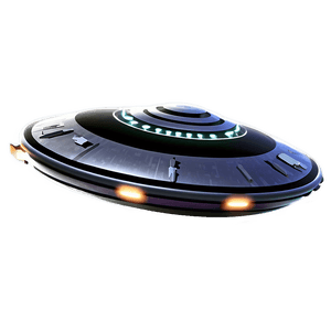 Sci-Fi UFO PNG 05042024 PNG image with transparent background