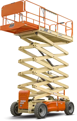 Scissor Lift Equipment PNG Image