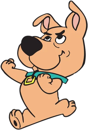 Scooby Doo Classic Pose PNG Image