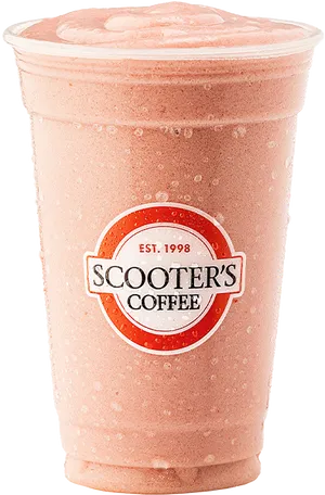 Scooters Coffee Smoothie Cup PNG Image