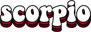 Scorpio Zodiac Sign Graphic PNG image with transparent background
