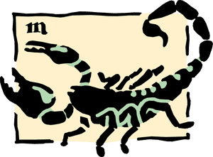 Scorpio Zodiac Sign Illustration PNG image with transparent background