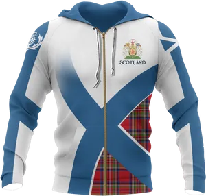 Scotland Themed Hoodie Design PNG Image