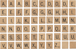 Transparent Scrabble Letters Png, Png Download PNG image with transparent background