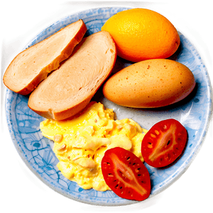 Scrambled Eggs Breakfast PNG 2 PNG image with transparent background
