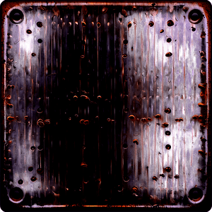 Scratched Metal Plate PNG eci PNG image with transparent background