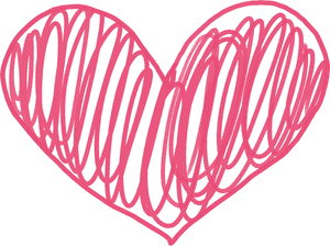 Doodle Hearts Png - Transparent Background Doodle Heart Clip Art, Png Download PNG image with transparent background