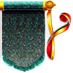 Scroll Banner D PNG Image